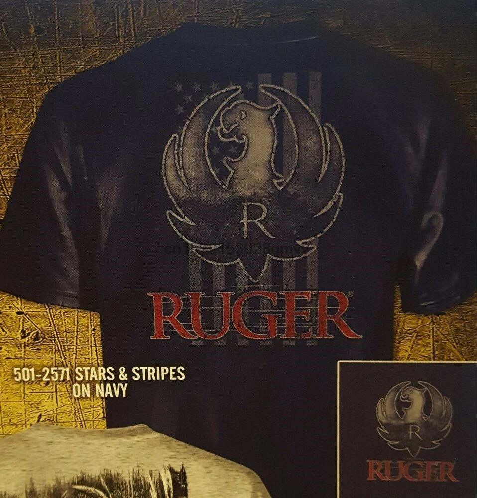 Ruger Stars Stripes Mens T-Shirt Navy Large | Мужская одежда