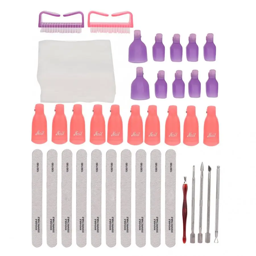 Жидкость для снятия лака набор инструментов для удаления лака хлопковая вилка мертвой кожи маникюрная пилочка для ногтей