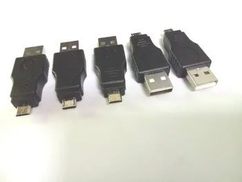 

5 Pcs USB 2.0 A Male to Micro USB B 5 Pin Male Plug Adapter New