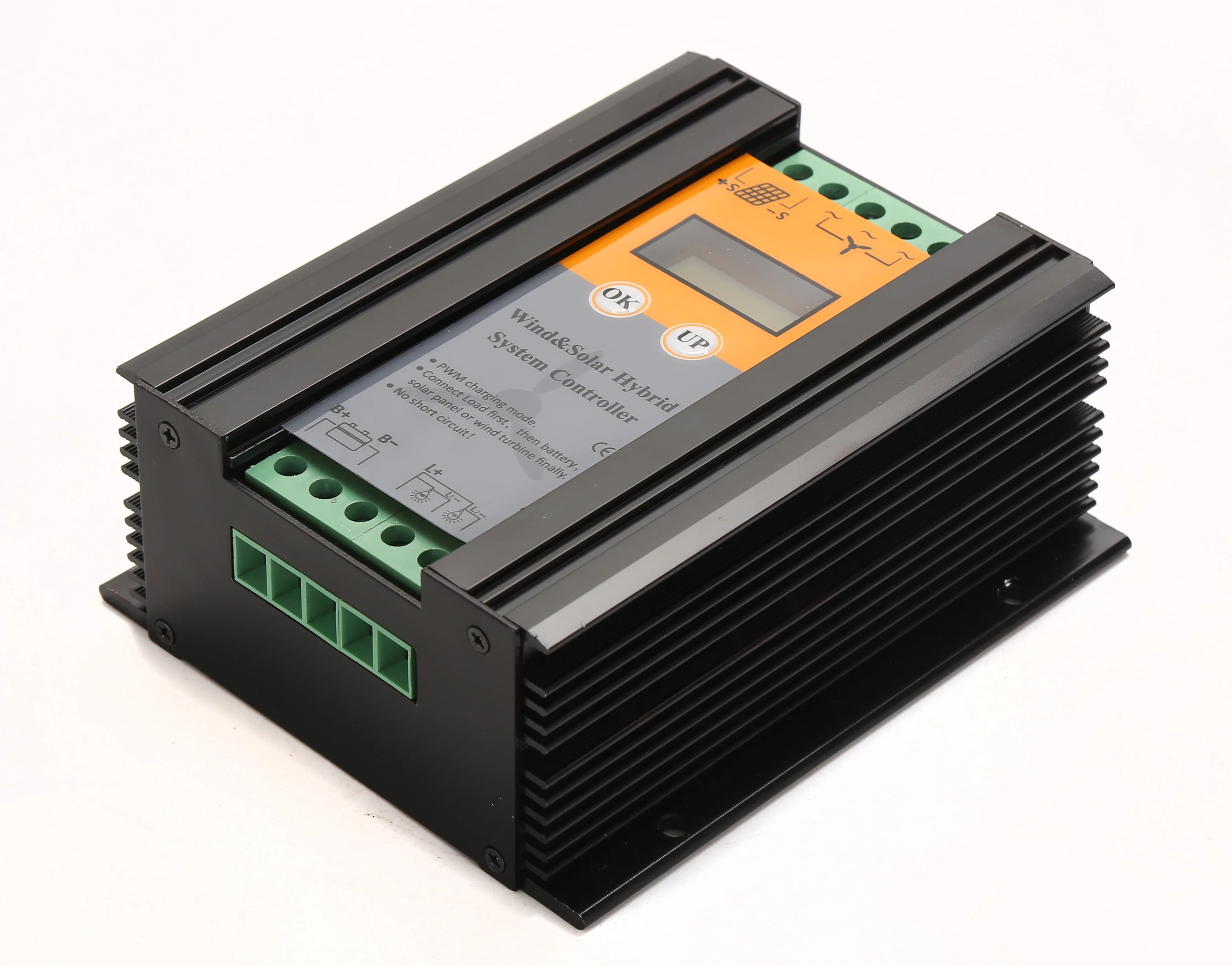 Pwm Wind/solar Hybrid System Lcd Solar Power Controller Wind Solar
