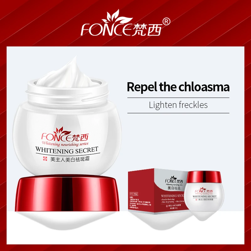 

Fonce Korea Whitening Cream To Yellow And Black Inhibit Melanin Anti-Oxidation Improve Dark Skin Activation 50g