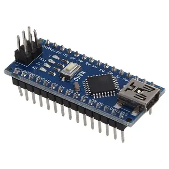 

Nano V3.0 AVR ATmega328 P-20AU Module Board Black Blue w USB Cable