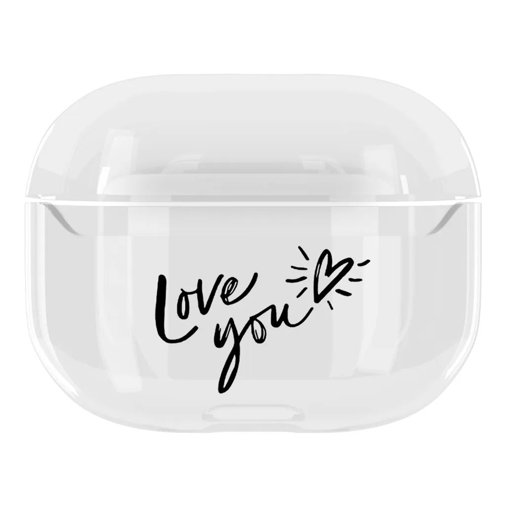 for Airpods Pro Earphones Cute PC Protective Case Cover Key Chain Pouch Skin Wireless Bluetooth for apple Headset Accessories #A