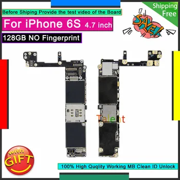 

For IPhone 6S Motherboard 128GB Without Touch ID Unlocked Disassembly Mainboard Good Working Logic Board Tested Full Functions