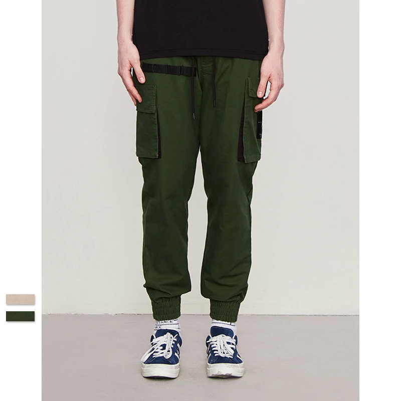 Cooo Coll 19ss Men Women Long Pants Skateboard Kanye West Hip Hop Biker Streetwear Trousers Casual Sweatpants Cargo Pants