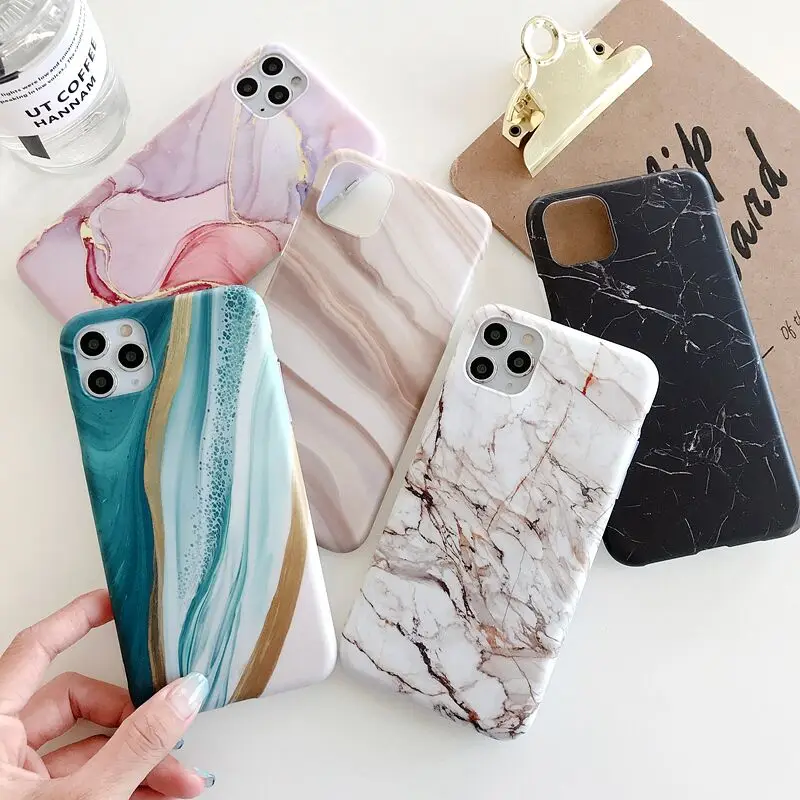 עבור iPhone 14 פרו מקרה הדרגתי צבע השיש טלפון מקרה עבור iPhone 13 12 11 פרו Max XR XS XS מקסימום 7 8 בתוספת Fundas רך כריכה אחורית iphone 12 cover case
