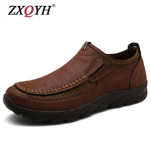 Мужская повседневная обувь; модные лоферы на плоской подошве; мужские мокасины; слипоны ручной работы на плоской подошве; Мужская обувь для отдыха и вождения; кроссовки; большие размеры 39-48