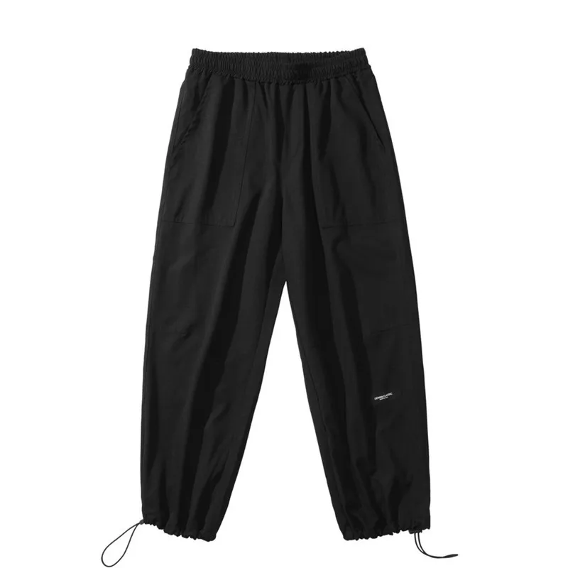 Autumn Drawstring Labeling Leisure Time Pants Xz518-1 K99 P50