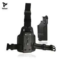 Totrait Drop Leg Gun Holster Platform for Beretta M9 Belt Holsters Safariland with Flashlight Mounted Tactical Light Black Totrait Drop Leg Gun Holster Platform for Beretta M9 Belt Holsters Safariland with Flashlight Mounted Tactical Light Black