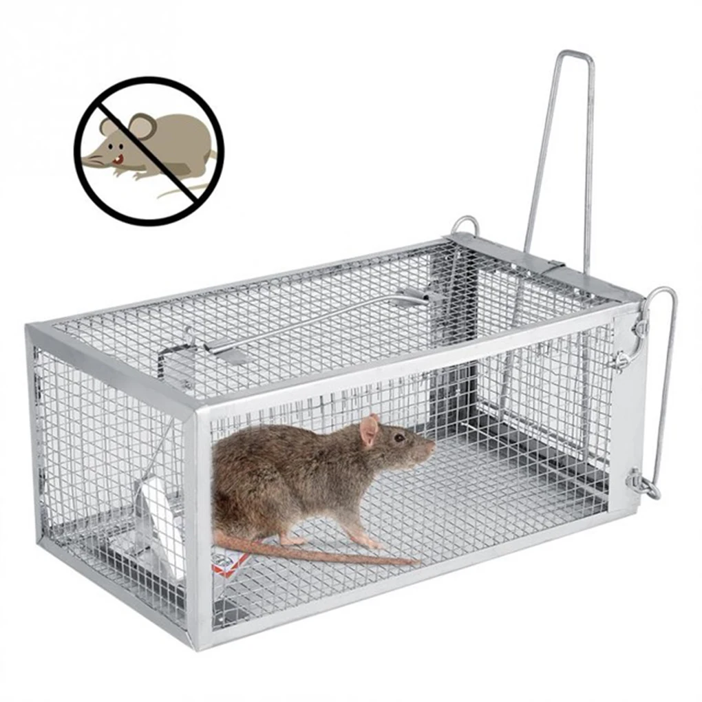 

Reusable Rat Trap Heavy Duty Mouse Pest Animal Mice Hamster Cage Control Bait Rodent Repeller Catch MouseHamster Mouse Trap