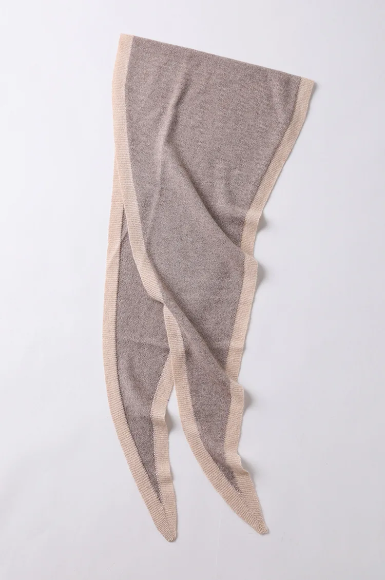 CAVME чистый кашемир треугольный шарф мягкий вязаный кашемировый шарф для женщин элегантный подарок для женщин Обертывания 65 г