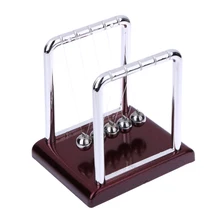 Newtons Cradle Steel Balance Ball Physics Science Pendulum Decoration Craft Early Fun Development Educational Desk Toys Gift