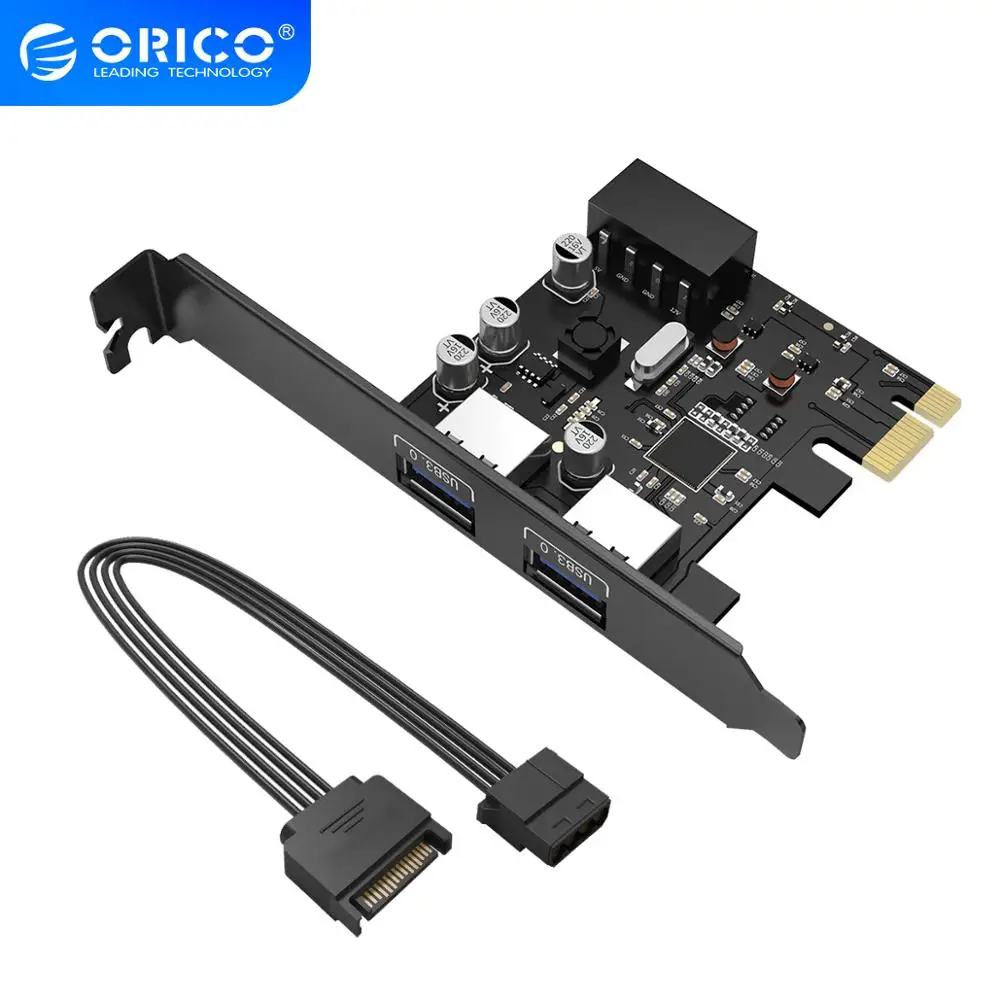 USB карта ORICO 2 порта 3 0 PCI E|Платы расширения| |