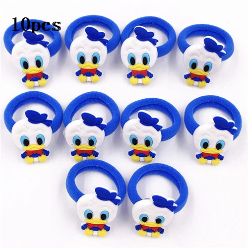26-10pcs 10 шт./лот, заколки для волос с Микки и Минни, популярные Мультяшные резинки для волос, повязка на голову, рождественские аксессуары для волос для девочек, заколки для волос - Цвет: 26-10pcs