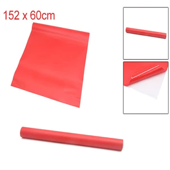 

uxcell Matte Red 152 x 60cm Self Adhesive Vinyl Film Wrap Sticker Decal for Car Body Protector