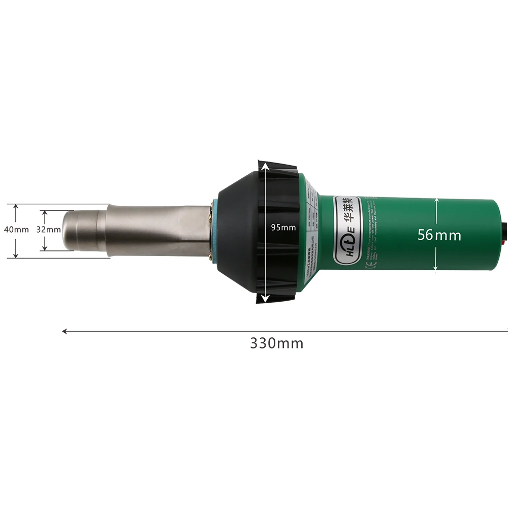 HLTE-D16 220V/110V 1600W Plastic Welding heat gun Hot Air Welder for PVC membrane PP/PE/PPR sheets,pipes water tanks/tower 5