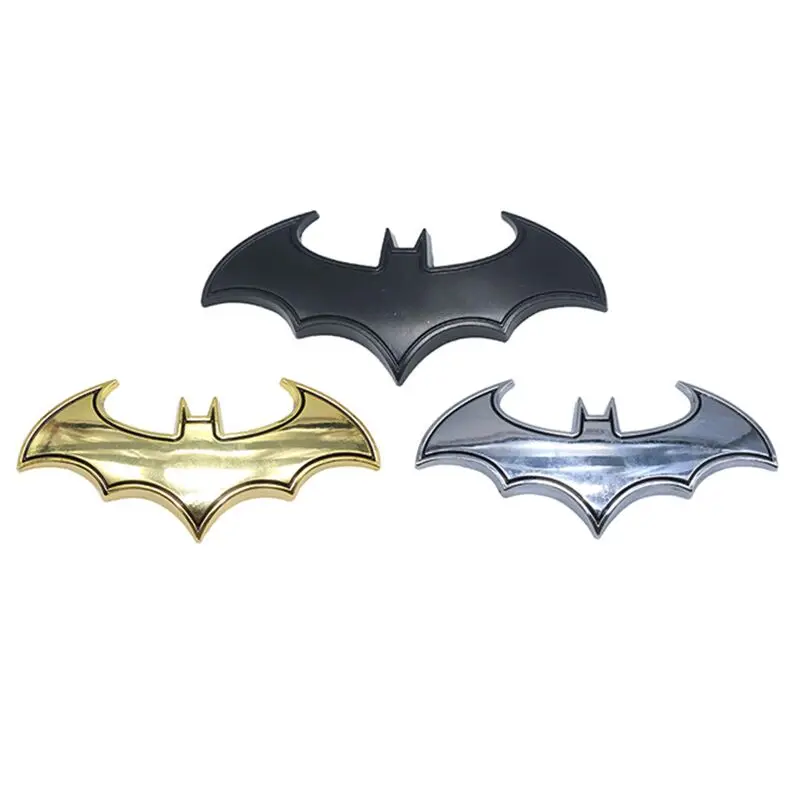 

3d Car Stickers Cool Metal Bat Auto Logo Car Styling Metal Badge Emblem Tail Decal Motorcycle Car Accessories Automobiles
