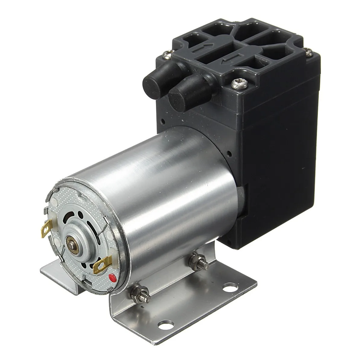 Corrosion Resistant Quiet Miniature Piston Air Pump 12V 24V Mini Vacuum Pressure Operation Pump Air Sampling pump 1pc
