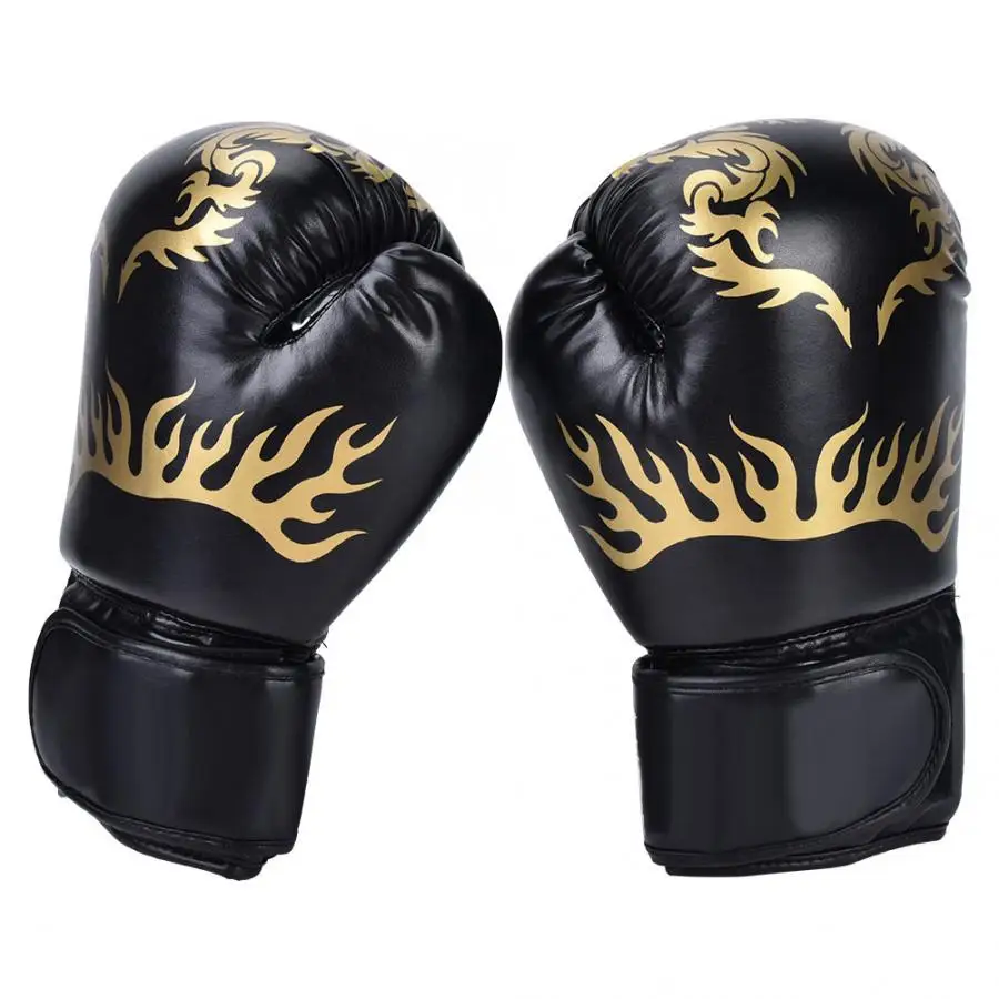 Боксерские перчатки из ПУ кожи дышащие для спарринга с песком спортзала защита