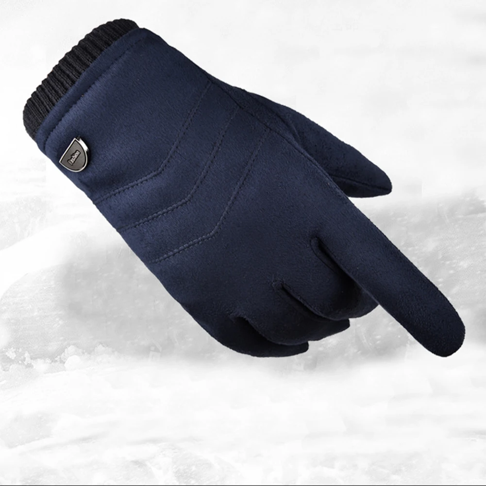 Men's Women Winter Fishing Gloves Outdoor Sport Cycling Ski Gloves Windproof Warm Fleece Touch Screen Fishing Gloves Equipment