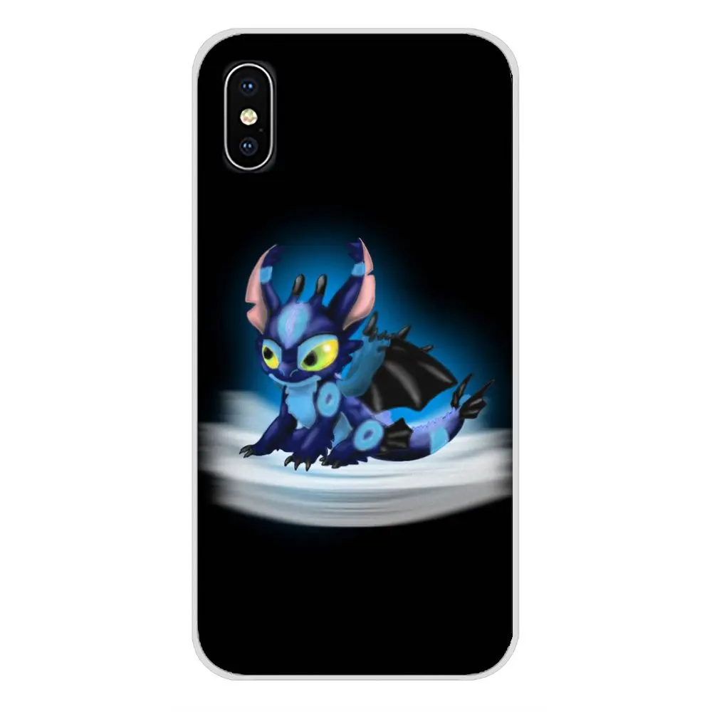 Для Apple IPhone X XR XS 11Pro MAX 4S 5s 5C SE 6S 7 8 Plus ipod touch 5 6 Чехол для мобильного телефона беззубистый дракон и стежка мультфильм - Цвет: images 7
