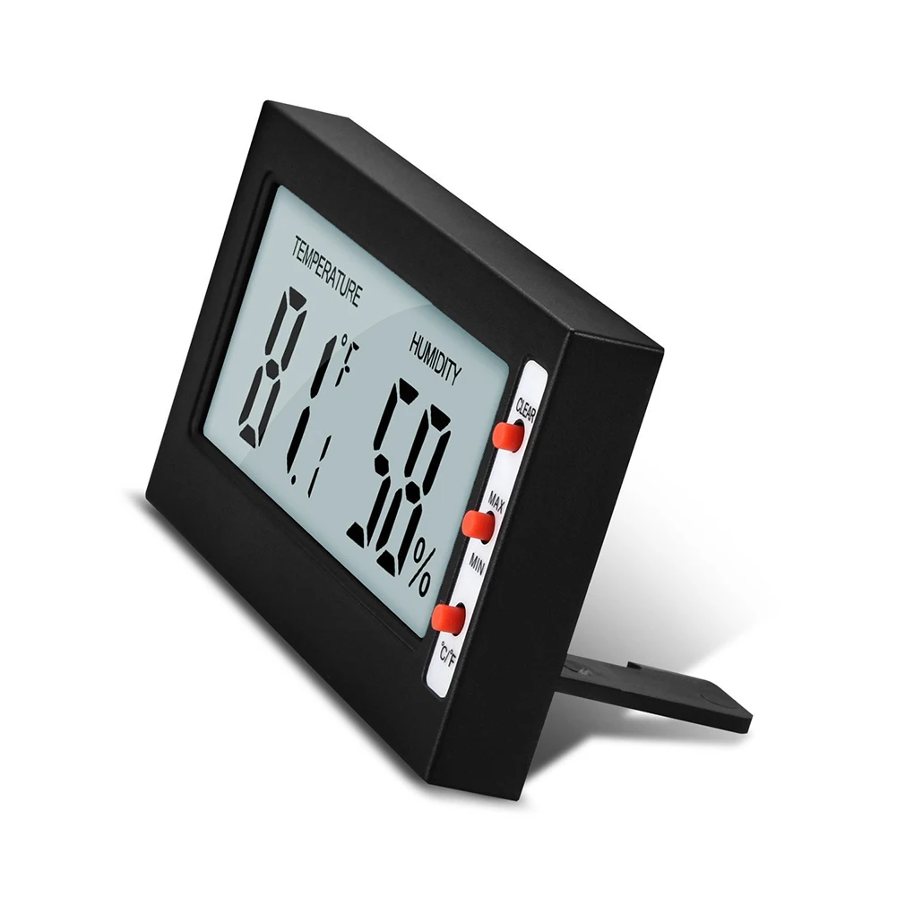 Цифровой lcd Pet ABS Мини гигрометр Измеритель температуры и влажности Термометры для помещений точные