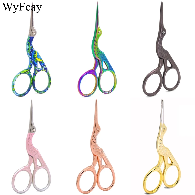 95mm/115mm/13mm Crane Mouth Scissors Antique Vintage Craft Sewing