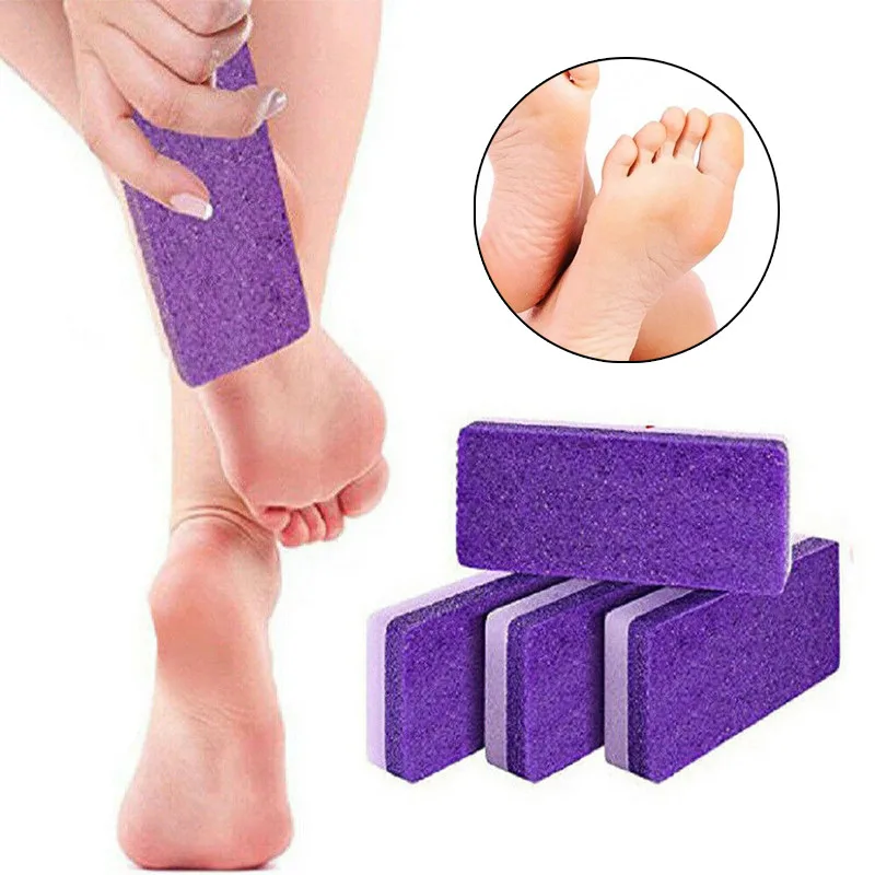 

1 PC Foot Care Exfoliator Pedicure Tool Pumice Stone Foot Care Scrub Dead Hard Skin Remover Pusher Cleaner Feet Care Tools