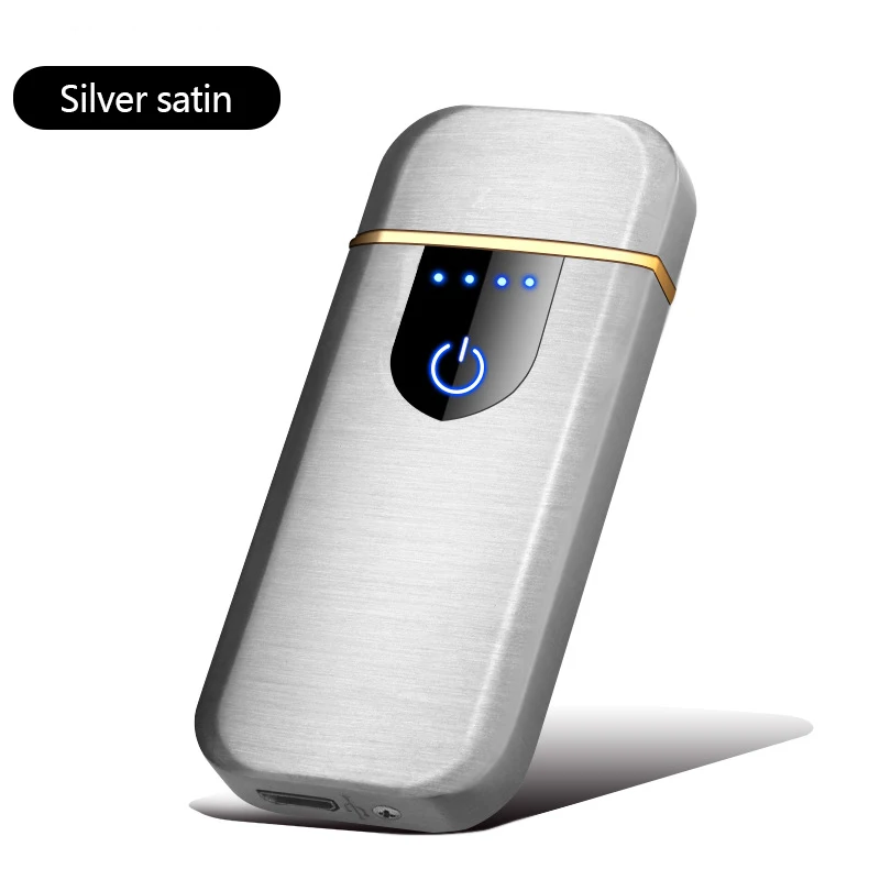 8 Зажигалки с usb-зарядкой, вольфрамовая беспламенная Зажигалка премиум класса, зажигалка с сенсором, зажигалка с сенсорным экраном, компактный умный датчик - Цвет: 8