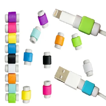 

USB Cable Protector Saver Earphone Cord Protection Wire Cover 8Pin Data Charger line Protective Sleeve For iphone 7 8 plus