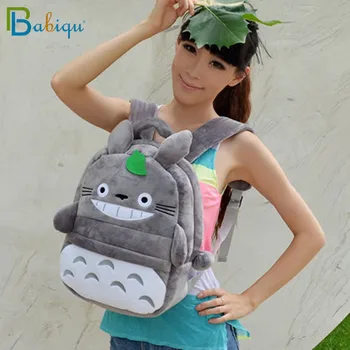 

New Arriving Totoro Plush Backpack Cute Soft School Bag for Children Cartoon Anime Bag for Kids Boys Girls Birthday Gift
