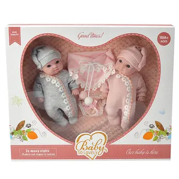 

JULY'S SONG 25CM Baby Reborn Dolls Soft Realistic Baby With Clothes Early Education Doll Birthday Present For Kids Baby Toys