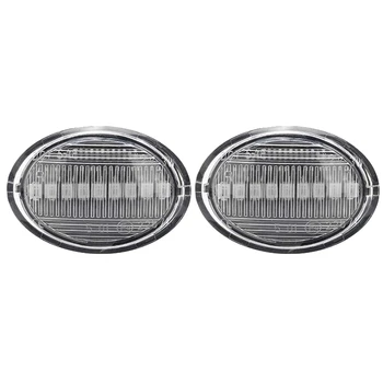 

2Pcs Car LED Side Marker Lights Turn Signal Light Side Repeater Lamp for Maserati Lancia Fiat