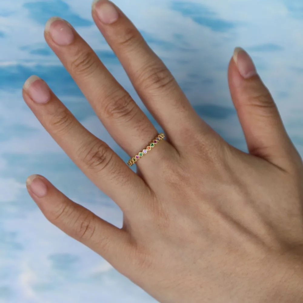 RING brass H 5 6 7 8 (5)