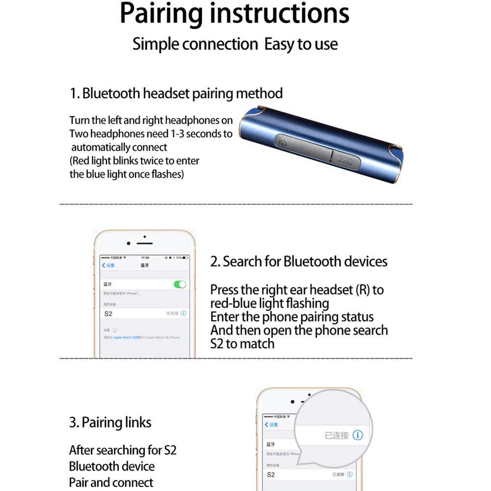 Двойная bluetooth-гарнитура водостойкие наушники-вкладыши стерео с зарядным устройством