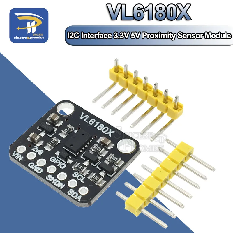 Модуль оптического датчика диапазона VL6180 VL6180X для Arduino IEC интерфейс 3,3 V 5V распознавание жестов