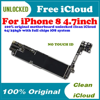 

64gb / 256gb MB Motherboard For iPhone 8 without Touch ID Full Unlock Mainboard IOS System Whole Logic Board with full chips