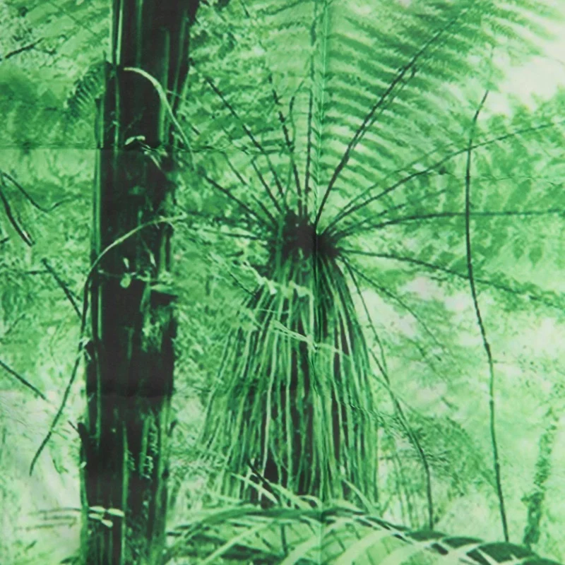 TaTropical тропический лес зеленый гобелен, пальмы и экзотические растения в джунглях с дикой природой дзен тематические художественные украшения, Bedro