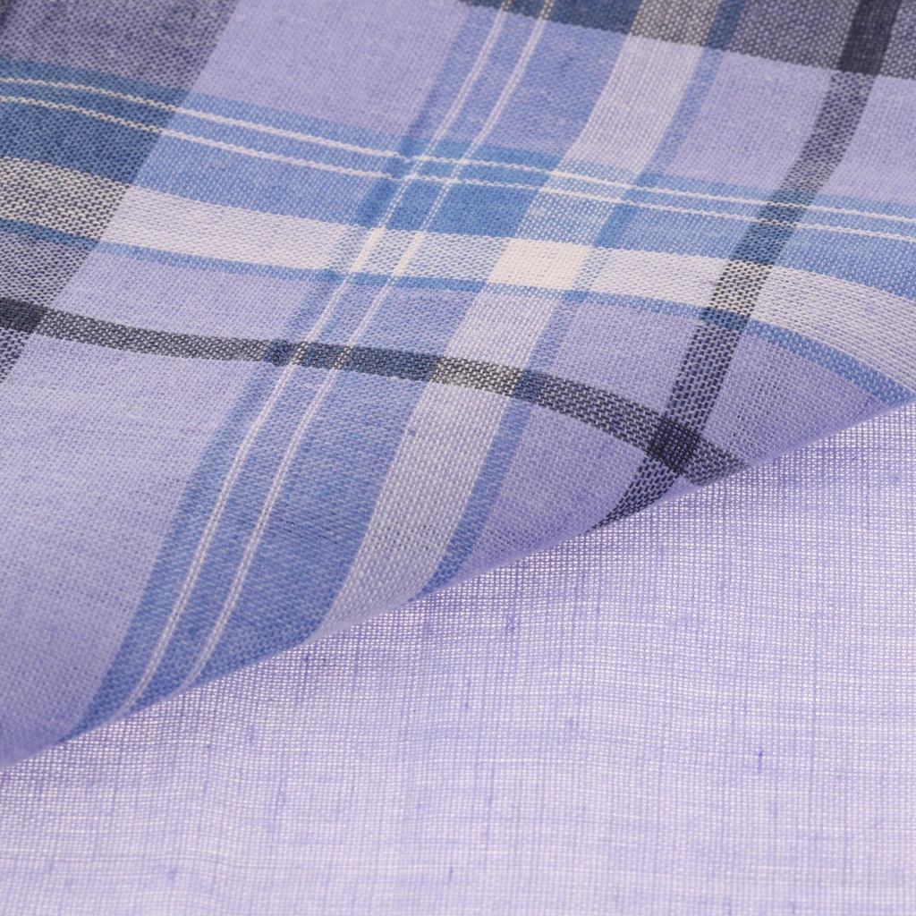 12x Fashion Men Plaids Cotton Pocket Handkerchiefs Pocket Square Hankies Vintage Hankies Men's Handkerchiefs Striped 36 x 37cm