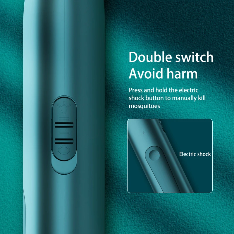 3000V 전기 파리 모기 찰싹 때림 살인자 USB 충전식 LED 램프 여름 모기 트랩 라켓 안티 곤충 버그 Zapper