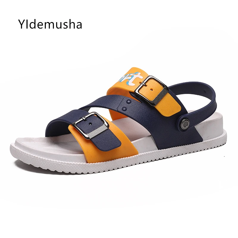 

Men's Big Size 39-46 Summer New Men Sandals Hot Sale black Casual Men Sandals Slip On Fashion Light comfortable Men slippers