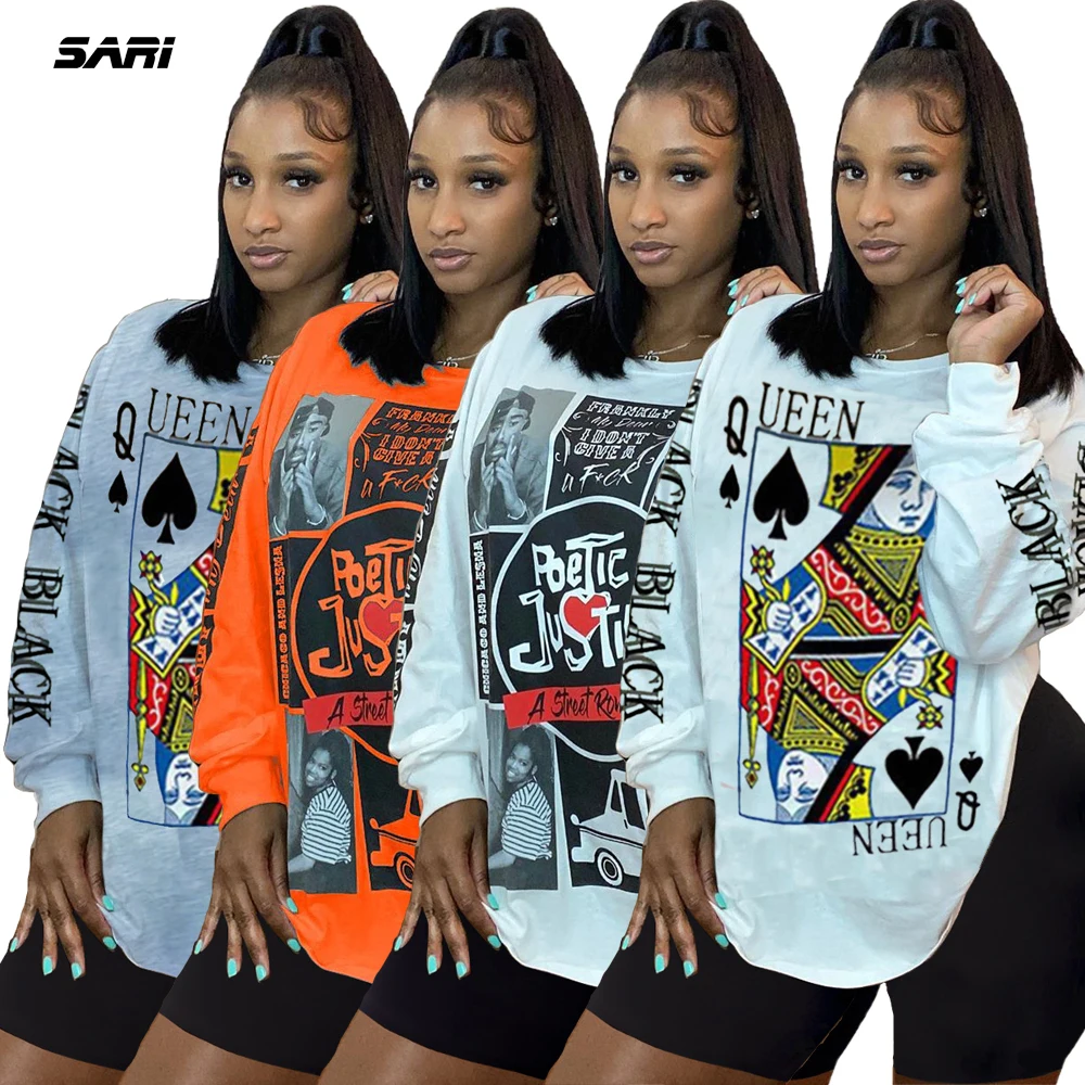 

Женский комплект из двух предметов, короткий пуловер с длинным рукавом и черные шорты, уличная спортивная одежда