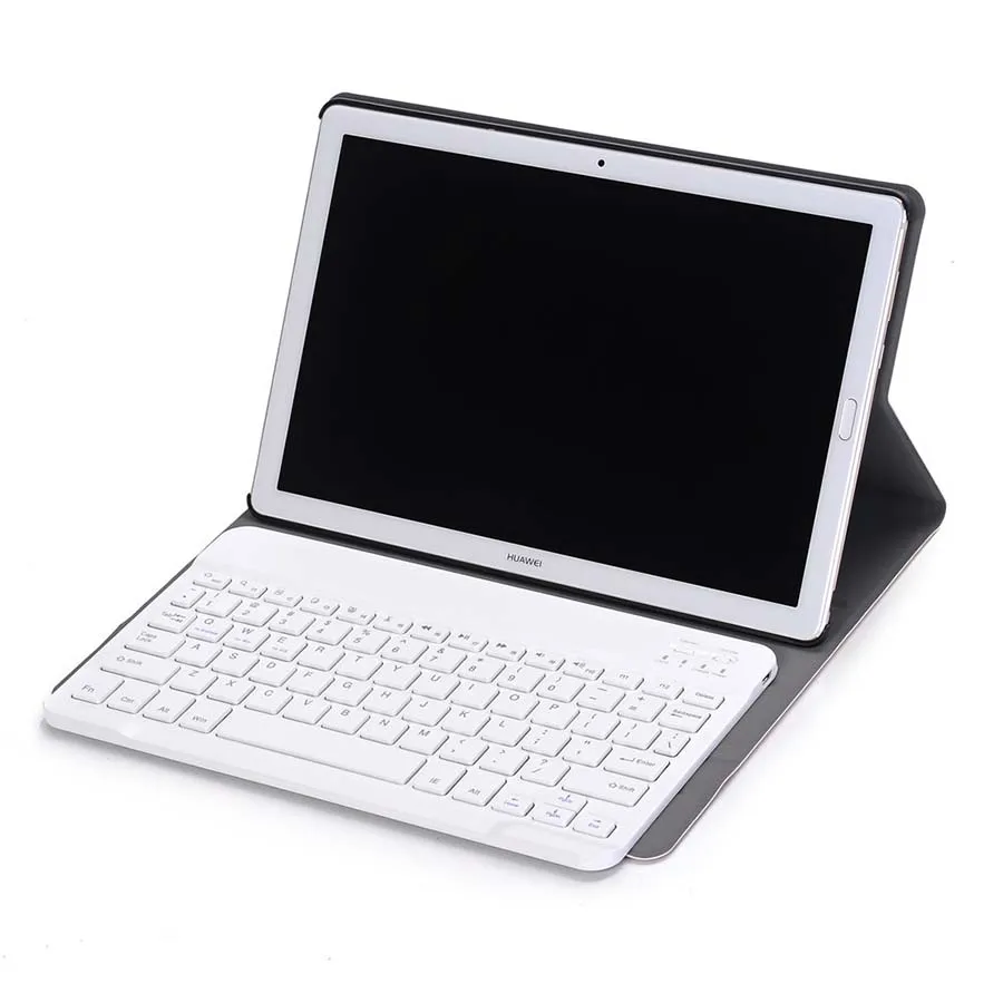 Bluetooth Keyboard Case for Huawei MediaPad M5 Pro M5 10.8 inch PU Leather Stand Case Tablet Wireless Keyboard Cover (25)