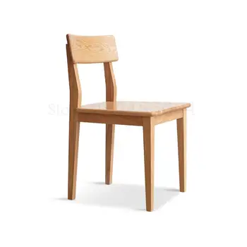 

Pure Solid Wood Dining Chair Oak Chair Modern Minimalist Back Chair Environmental Protection Desk Chair Restaurant