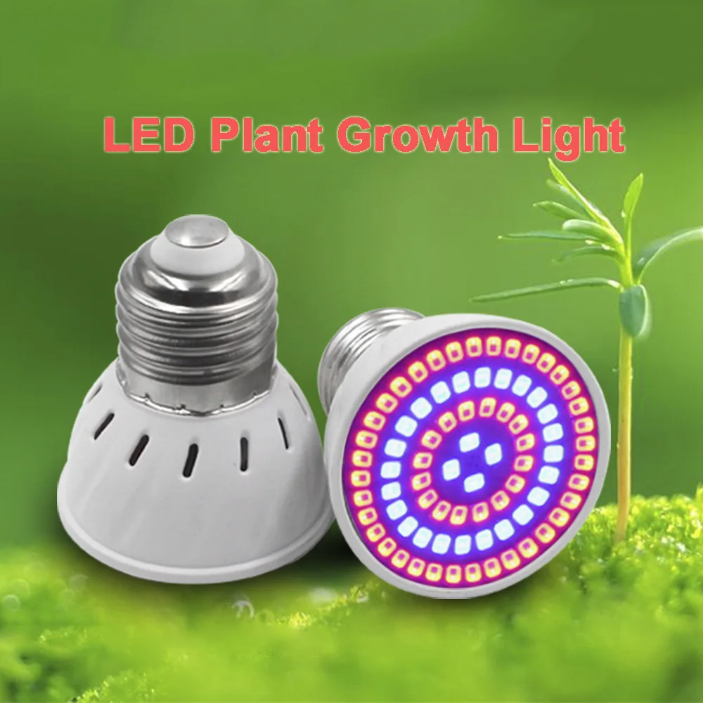 Full spectrum E14 led growing light MR16 phyto led bulb110V 220V E27 Gu10 plant light indoor flower seeding hydroponic