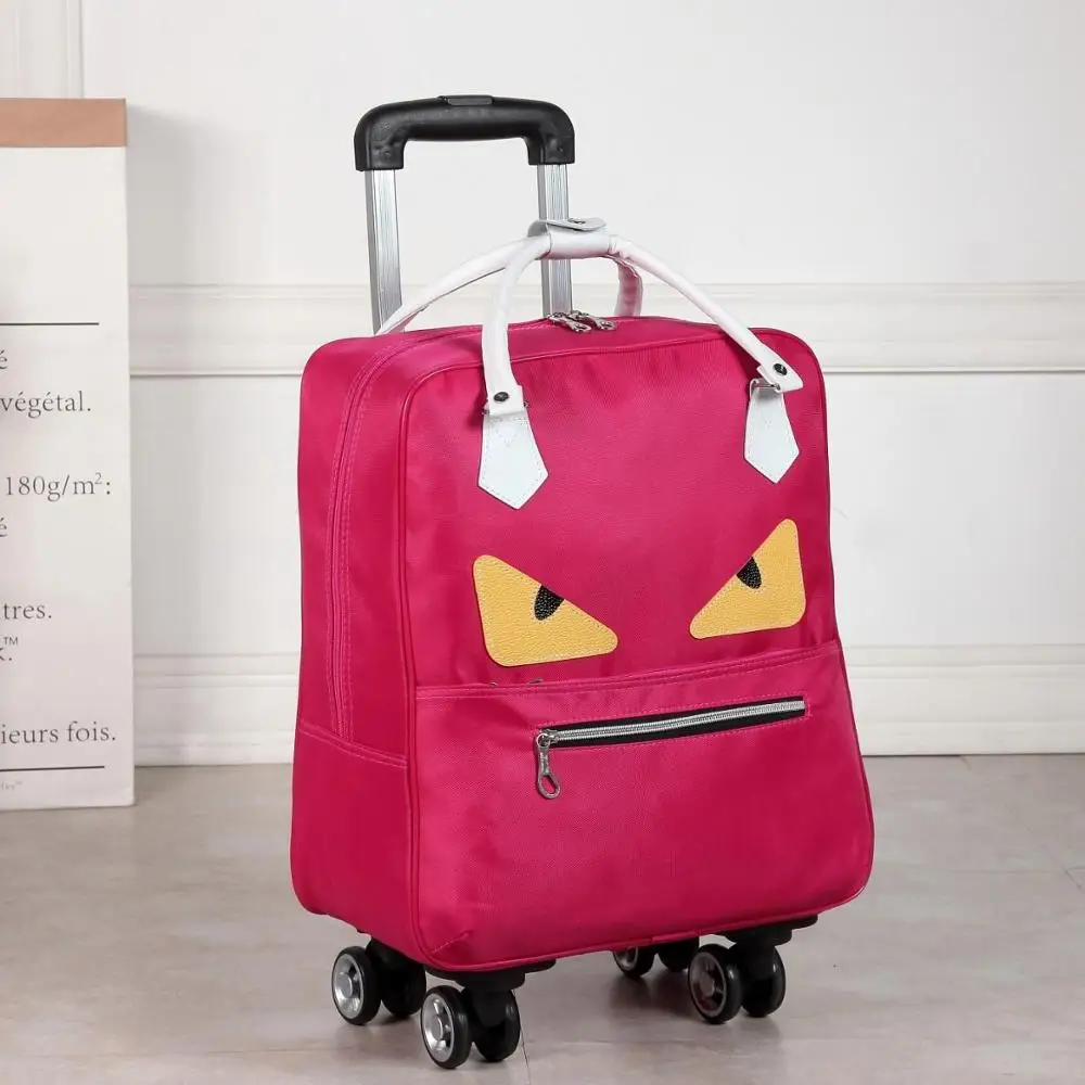 

Wheeled bag for travel Women travel backpack with wheels trolley bags Oxford large capacity Travel Rolling Luggage Suitcase Bag