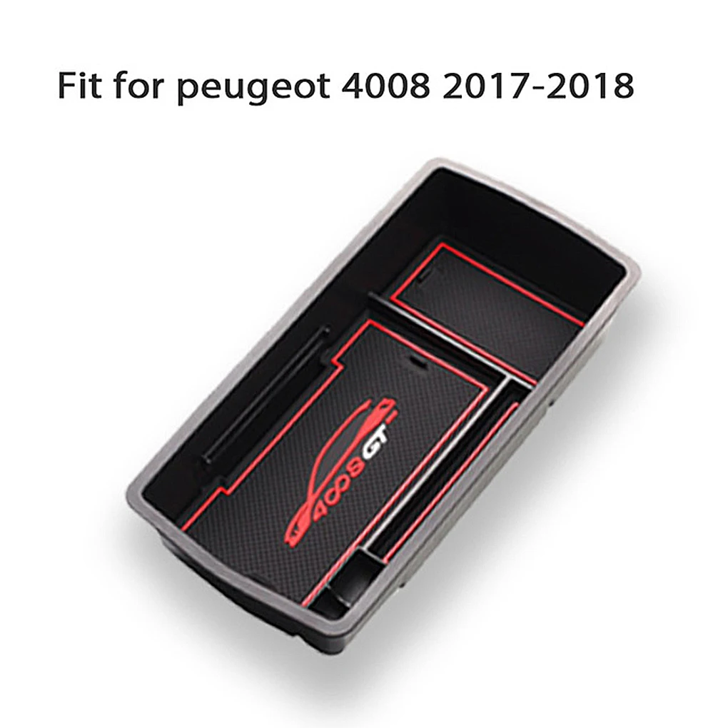 Замена для peugeot 4008- автомобильный подлокотник коробка Органайзер лоток для телефона монеты кошелек коробка для хранения вставка поддон