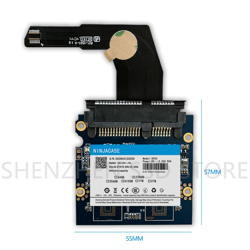 New 128GB - 2TB SSD for Mac 2012 Mini A1347 with converter plus tool Add a second SSD and hard disk cable MD387 MD388 MC815 816-2