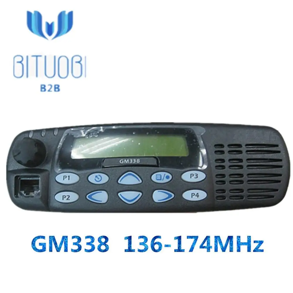 GM338 VHF UHF Восстановленное радио 136-174MHz 403-470MHz аналоговая рация с 128 каналов