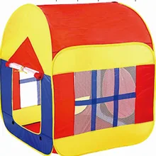 Детский складной игрушечный домик, мяч для бассейна, Детская баскетбольная палатка для стрельбы, для ползания, канал, дом, перекрестное зеркало, поставщик электроэнергии